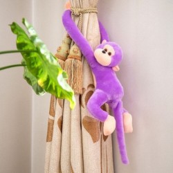 Lila - Színes hosszú karú majom lógó puha plüss baba kitömött állat játék gyerek baba Egyesült Királyság