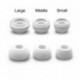 Nincs szín - 3 pár zajálló szilikon fülbetét rügyvédő borító az Apple Airpods Pro fülhallgatóhoz
