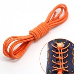 narancssárga - Rugalmas csipkék zár cipőfűzők Futó triatlon sportcipő edző Nincs nyakkendő fűző