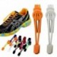 narancssárga - Rugalmas csipkék zár cipőfűzők Futó triatlon sportcipő edző Nincs nyakkendő fűző