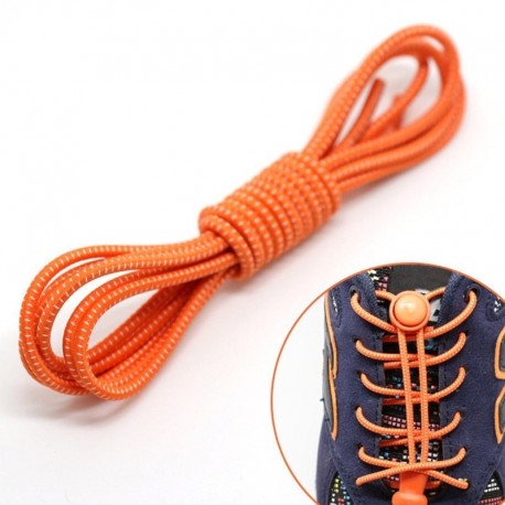 narancssárga - Pár reteszelő cipőfűző Elasztikus cipőfűzős futó / kocogó / triatlon