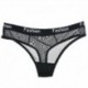 * 32 Fekete, szabályos méret - Női szexi fehérnemű csipke tanga G-string V-string bugyi Knickers fehérnemű