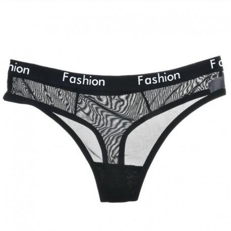 * 32 Fekete, szabályos méret - Női szexi fehérnemű csipke tanga G-string V-string bugyi Knickers fehérnemű