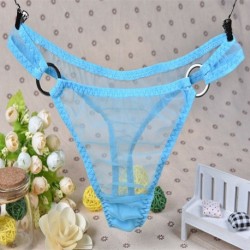 Kék - Szexi női hálószemközti G-String bugyi fehérnemű fehérnemű alsónadrág Tanga V-húr