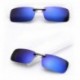 Mélykék - Polarizált vezetési UV 400 Night Vision Clip-on Flip-up lencsés napszemüveg szemüveg
