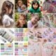A-13 * 6Pcs / készlet - BB Snap Hair Clip hajtű Barrette fejfedő kiegészítő kislányos gyermekek számára