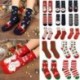* 5 - Karácsonyi zokni Mikulás ajándék gyerekeknek Unisex Xmas vicces zokni lányos nőknek USA-ban