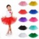 Halványlila - LÁNYOK TUTU SKIRT DANCE PARTY HEN BALET TULLE TUTU 3 RÉTES SZOKNÉL 2-8 ÉV