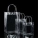 13 * 19 * 8cm - Hordozható átlátszó vinil átlátszó Tote Gft táska táska pénztárca váll kézitáska PVC US