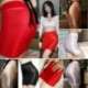 Sárgabarack - Női áttetsző mikroszoknya mini ruha fényes harisnyanadrág Bodycon hálóing