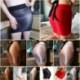 szürke - Női áttetsző mikroszoknya mini ruha fényes harisnyanadrág Bodycon hálóing