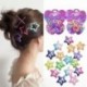 Pillangó-12Db - 12Pc Butterfly Star Baby Kids Girls hajtű Barrette hajtincsek Hajkiegészítők