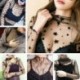 4 * - Szexi női divat háló átlátszó Clubwear Party blúz póló felsők AU
