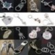 * 7 Fekete csat karabiner kulcs ... - Unisex kreatív ötvözet fém kulcstartó autó kulcstartó kulcstartó iránytű