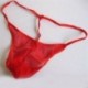 * 1 Piros - Férfi G húr tanga dudor táska bugyi Micro Bikini T-back fehérnemű nadrág rövid