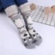 Bézs - Divat női 3D nyomtatott állat alkalmi zokni Unisex aranyos kutya boka magas zokni USA
