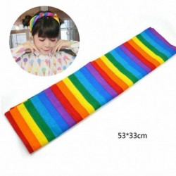 Nincs szín - Rainbow Bandana Gay Pride Stripe fejpánt fejkendő LMBT fesztivál haj tartozék