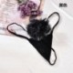 fehér - Japán tanga bugyi nyúlfarkú G-string bundás bikini alacsony emelkedésű G-string