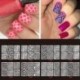 24db Sablon nyomdás körömdíszítéshez is - köröm festéshez - műköröm építéshez - Többféle mintával