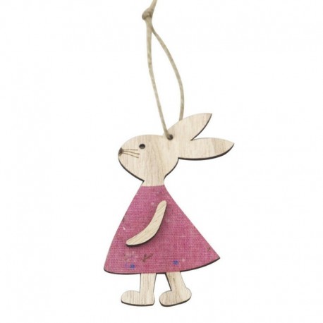 3PCS * 1 - 1 / 3db húsvéti nyúl fa medál dekoráció aranyos nyuszi függő dísz otthon