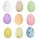 Könnyű kávé - Húsvéti buborék tojás DIY kézzel készített húsvéti hab élénk színű hamis tojás party dekorok x1