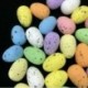 Bézs - 20db húsvéti tojás többszínű habdíszek lakberendezési barkácsolás kézműves játék ajándékok