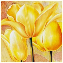 1 * arany virág / 30 * 30 cm - DIY gyémántfestő készletek arany virág teljes körű fúró kép kézműves