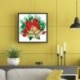 17 * Mikulás 30 * 30cm - Teljes körű fúró gyémántfestés DIY karácsonyi hímzés mozaik kézműves 9DE