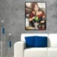 2 * Katze und Blume 30 x 40 cm - 5D kerek gyémántfestés Stickerei Bild Handarbeiten lakberendezési mozaik készlet