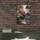 4 * Badendes Médchen 40 x 30 c ... - 5D kerek gyémántfestés Stickerei Bild Handarbeiten lakberendezési mozaik készlet