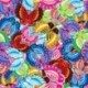 Nincs szín - Gyémántfestés 5D mozaik kép teljes körű fúró DIY színes pillangó