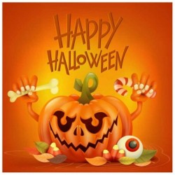 * 06 Halloween-A774 30 * 30cm - Gyémántfestés Teljes körű fúró DIY Halloween Serie 5D Ornamente (A769)