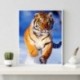 Nincs szín - Tiger Full Drill Diamond Painting DIY mozaik gyöngykészlet kép (FA5-4484)