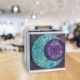 Nincs szín - DIY asztali konténer gyémántfestés összecsukható tároló doboz (SNH106 Hold)