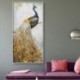 Nincs szín - 45 X 85 cm-es teljes kerek fúró mozaik kézműves barkács nemes páva gyémántfestés