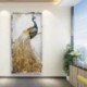 Nincs szín - 45 X 85 cm-es teljes kerek fúró mozaik kézműves barkács nemes páva gyémántfestés