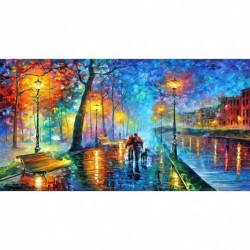 Nincs szín - Domybest 5D DIY gyémántfestés Komplettset Landschaft Handwerk Handwerk 5