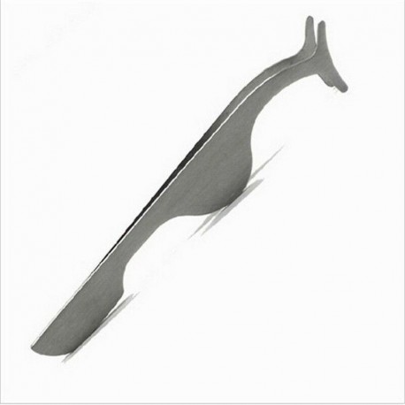 Ezüst - Mágneses műszempilla csipesz hosszabbító eszköz szempillák applikátor szélesebb klip UK