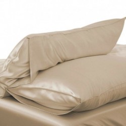 Bézs sárga - 100%  tiszta selyem párnahuzat puha szilárd párnahuzat takaró otthoni ágynemű kiegészítők