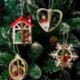1db 18x6cm-es Télapó - Mikulás - Karácsonyfa mintás fa dísz - Karácsonyi dekoráció