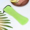 Zöld - Hordozható kanál pálcika villa evőeszköz táska vacsora utazási kemping étkészlethez