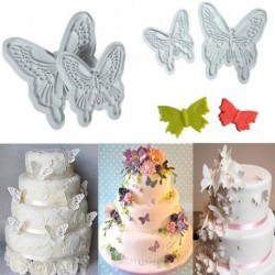 2db Pillangó alakú fondant forma