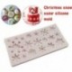Hópehely mintás csokoládé forma - fondant forma