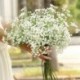 Nincs szín - Mesterséges Gypsophila virág hamis selyem virág csokor lakberendezési esküvő