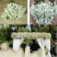 Nincs szín - Mesterséges Gypsophila virág hamis selyem virág csokor lakberendezési esküvő