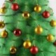 Arany - 12db csillogó karácsonyi baubles karácsonyfa dísz lógó labda otthoni party dekoráció
