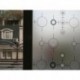 Virágok - 45 * 200 cm-es vízálló matt magánszoba hálószoba fürdőszoba üvegablak film matrica