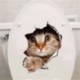 * 8 - Vicces WC-matrica Vinyl Wall Art matricák fürdőszoba és mosdó dekoráció barkácsolás