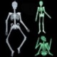 Nincs szín - Világító emberi csontváz lógó dekoráció Halloween félelmetes koponya dekoráció