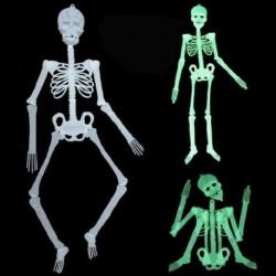 Nincs szín - Világító emberi csontváz lógó dekoráció Halloween félelmetes koponya dekoráció